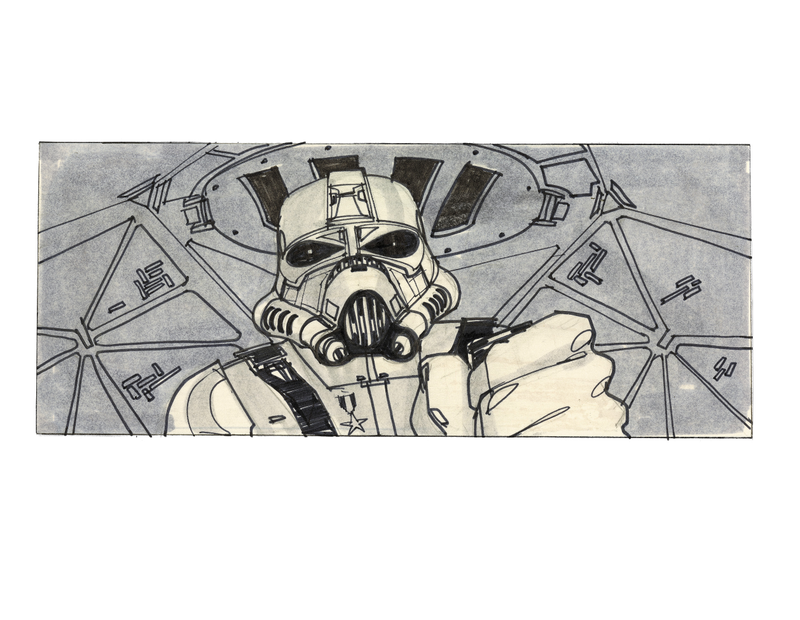 Illustration for article titled Never-Before-Seen Star Wars Storyboards Show The Original Trilogy Anew